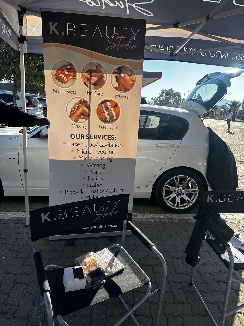 Pull-up banner completed for K. Beauty Studio